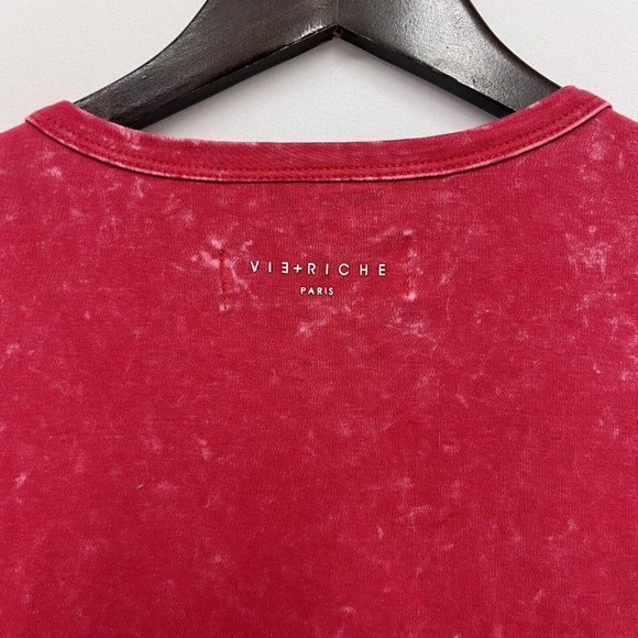 Vie + Riche Paris Men's T-Shirt Stonewashed Crystals Super 24 EXP Film Kodak 3XL - Picture 2 of 8